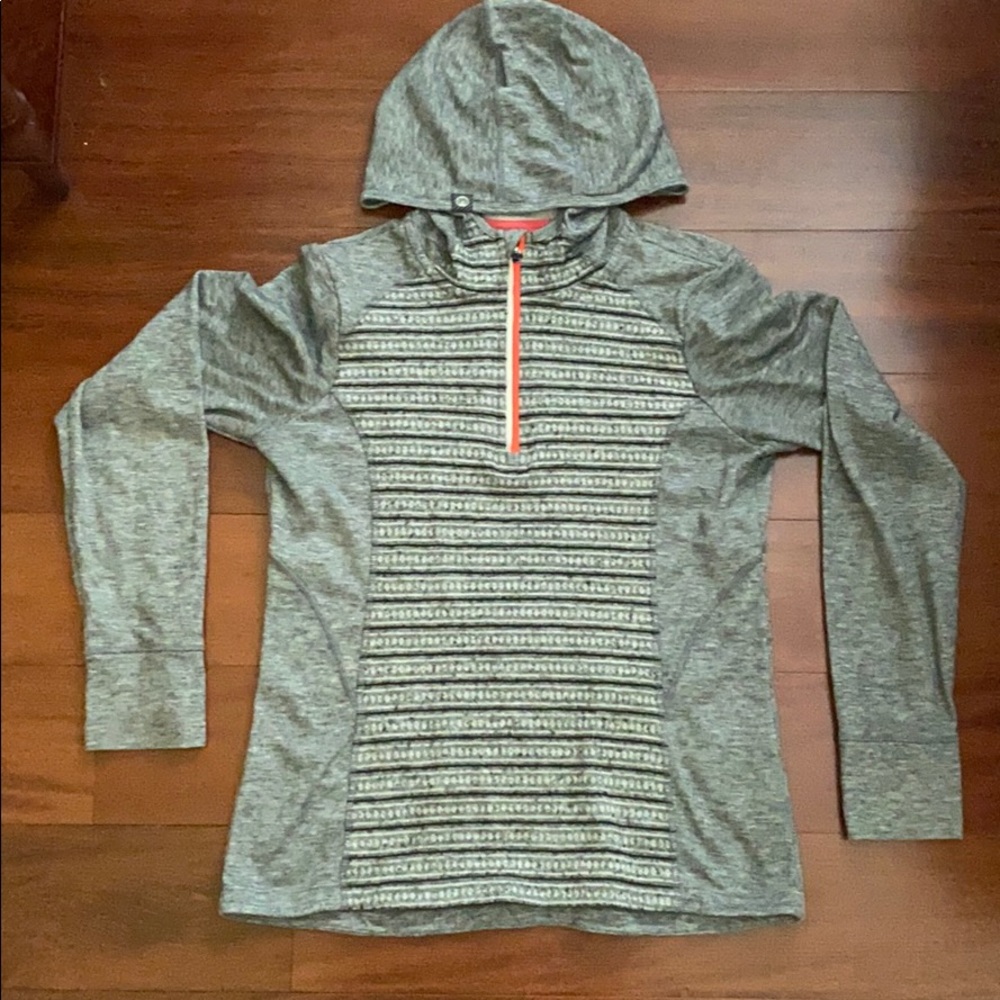 Mondetta Pullover long sleeve w/hood, front zipper